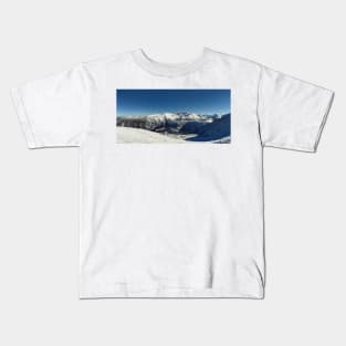 winter mountains Kids T-Shirt